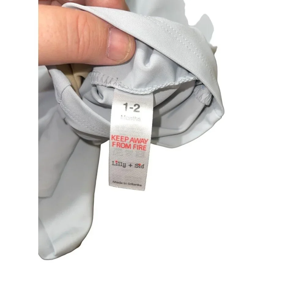 Lilly + Sid Boys 1-2 Years Slate Grey Surfsuit 12M-24M